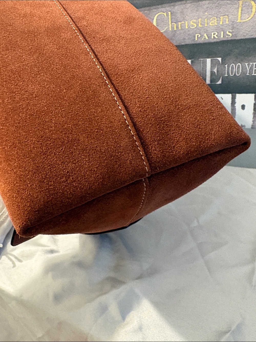 Coach Chelsea 36 suede in clay. Authentic - Picture 6 of 9